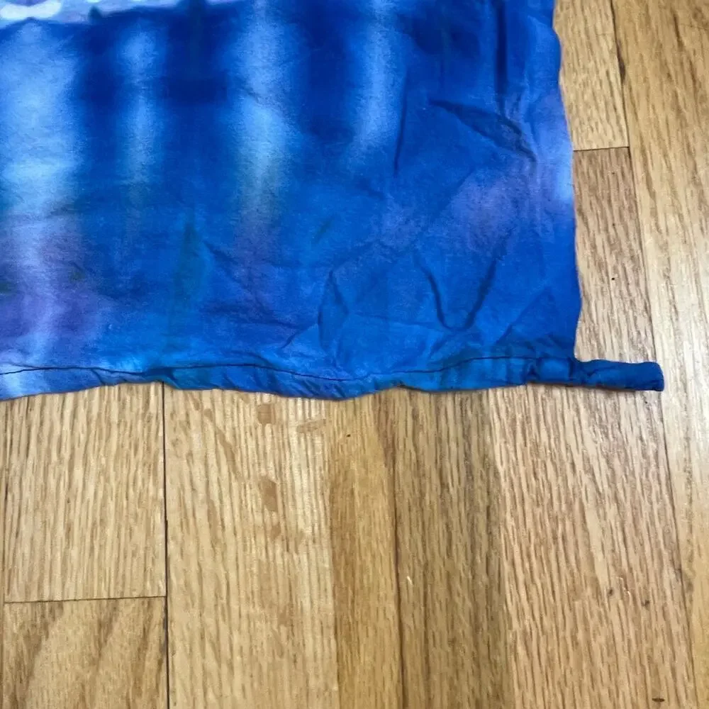 Hand tie dyed trans pride tapestry flag 32x52 inches LGBTQIA
